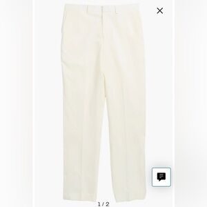 Ralph Lauren NWT boys’ twill wool chino pants. Size 20 R. Off white